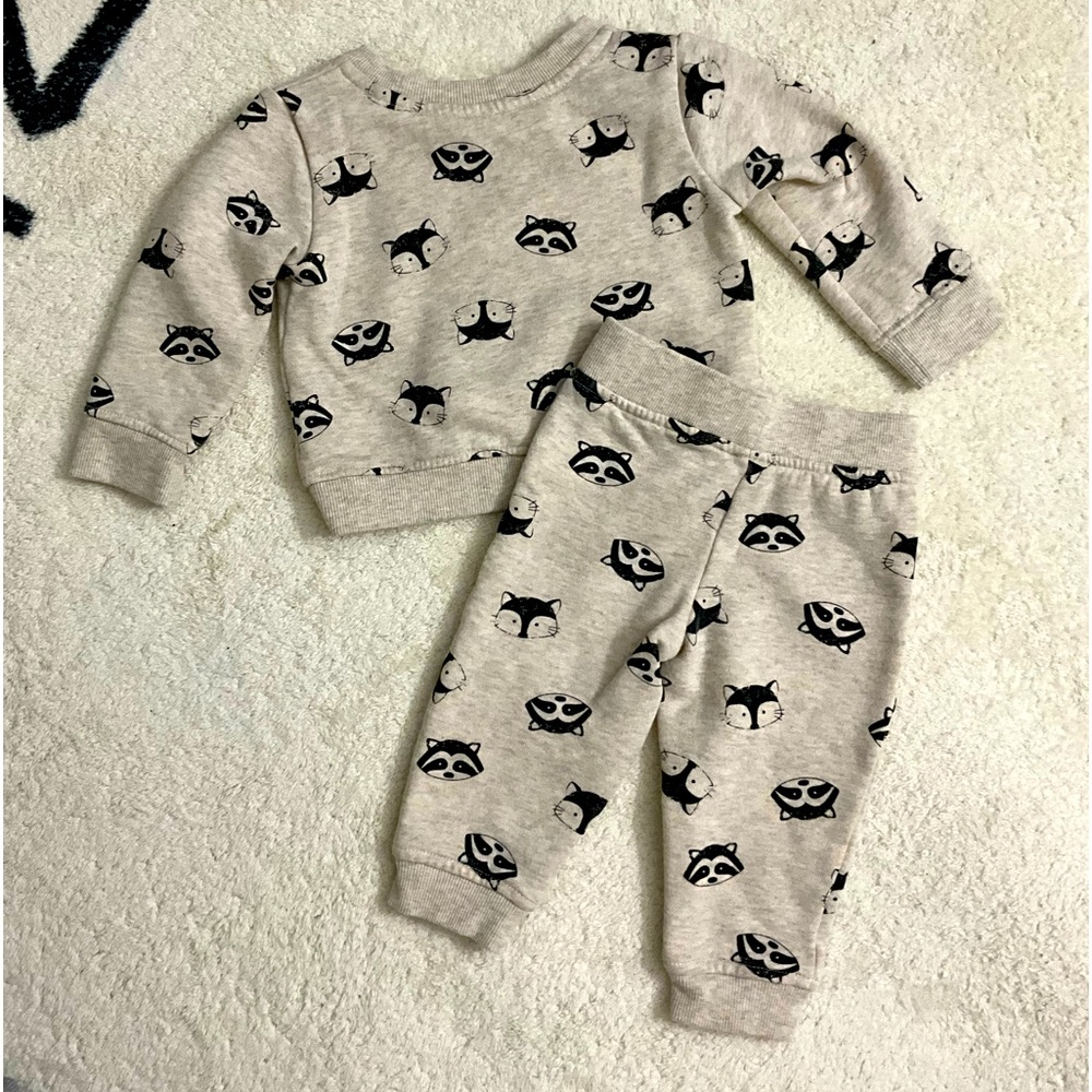 Baby wild animal sweat set